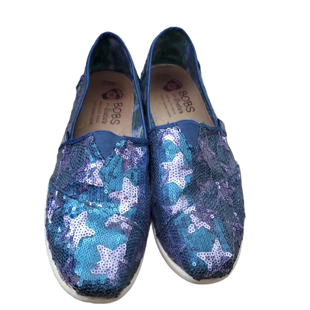 Sequin Bling stars Blue TOMS